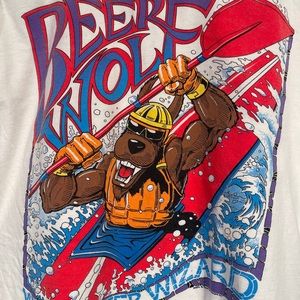 Ultra RARE vintage 80’s Beer Wolf Coors Light promo shirt NEVER WORN